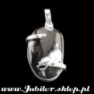 Biuteria w jubiler, wisiorki srebrne z agatem mszystym